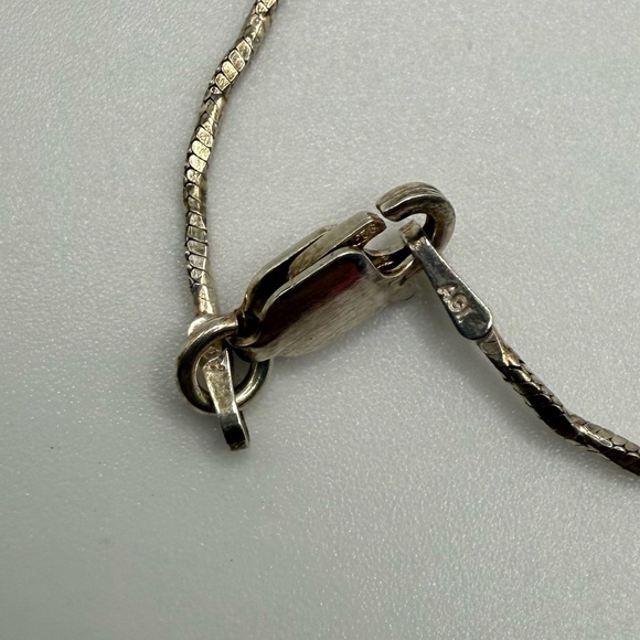 MASHA Sterling Silver Native American Wedding Vase Necklace - Picture 3 of 4